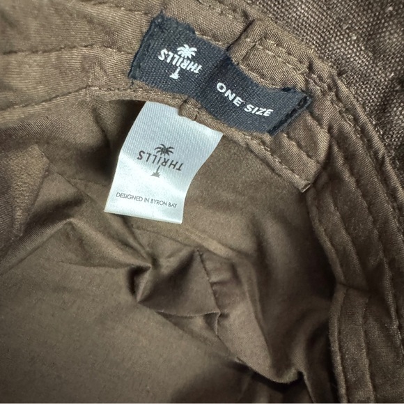 Thrills Minimal Bucket Hat Postal Brown OSFM - Picture 5 of 6